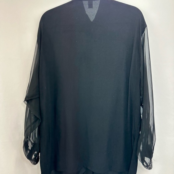 Vintage Moviestar Charlie Chaplin Embroidered Button Shirt Size 40 /Large Black - Picture 4 of 10